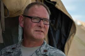 U.S. Air Force Maj. Michael Bubar with the 914th Aeromedical