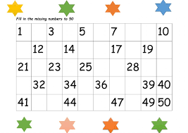 Missing numbers to 30 by tanija: Missing Numbers To 50 Interactive Worksheet