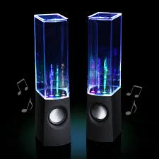 Fountain Speaker Is An Easy Way To Spice Up Your Music Listening And Can Change The Feel Of A House In Seconds Colored Led Lights Fountain Lights Light Show