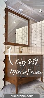 We cut the mirror frames to fit your mirror's measurements and send a mirror framing. 75 Best Diy Mirror Frame Kits Ideas In 2021 Mirror Frame Kits Diy Mirror Mirror Frames