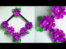 Diy paper flower wall hanging/how to make a beautiful wall decoration ideas l 2018 hello, welcome to my channel. Diy Paper Flower Wall Hanging Simple And Beautiful Wall Hanging Wall Decoration By Kovaicraft 43 Youtube