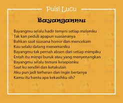 Puisi Lucu Buat Pacar Bisa Kamu Berikan Untuk Pasangan Kamu Pasti Dia Akan Bahagia Sekali Membuat Puisi Juga Bisa Menjadi Salah Satu Bentuk Aktualisasi Diri K