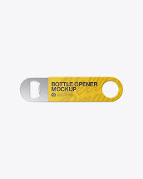 Metallic Bottle Opener W Grip Mockup Top View In Object Mockups On Yellow Images Object Mockups Mockup Psd Free Psd Mockups Templates Mockup