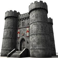 3ds Max Castle Fortress Tower 3d Castle Fantasy Castle Tower