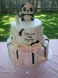Panda Baby Shower Cake Baby Shower Baby Shower Cakes Filhote De Panda Baby Cakes