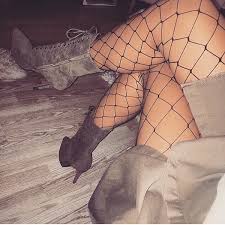 Weanmix fishnet stockings thigh high stockings pantyhose high waist tights for women. Chic Wide Net Fishnet Stockings Fabulous
