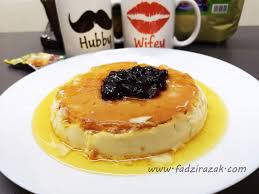 Proses cara membuat pudingnya itu sim. Resepi Puding Karamel Mudah