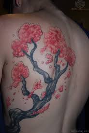 Cherry blossom tree tattoo stencil. 60 Pretty Cherry Blossom Tattoos For Back