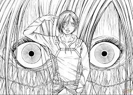 Coloured page from chapter 67 of attack on titan/shingeki no kyojin. Anime Coloring Sheets Attack On Titan Novocom Top