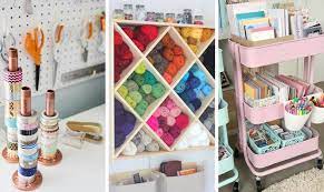 So, you might want to use the space on your table to keep some of the supplies. 10 Best Craft Room Organization Ideas Worth Stealing Craftsonfire