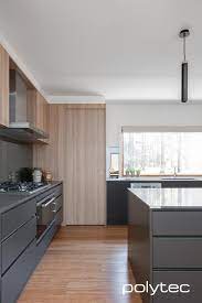Natural Oak Colours Polytec Kitchen Renovation Inspiration Timber Kitchen Modern Kitchen