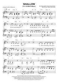 Download Shallow From A Star Is Born Sheet Music By Lady Gaga Sheet Music Plus Piano Sheet Music Piano Songs Sheet Music Sheet Music