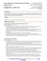 Lead Medical Assistant Resume Samples Qwikresume