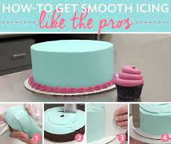 How To Get Perfectly Smooth Icing Like The Pros Smooth Icing Cake Decorating Tips Cupcake Cakes
