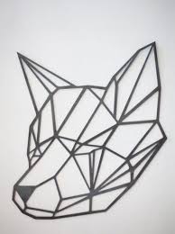 Tattoo Geometric Fox Wall Art 52 Ideas Fox Wall Art Geometric Fox Geometric Drawing