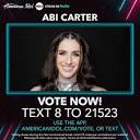 Abi Carter - In 15 minutes, you can VOTE for ME to stay on ...