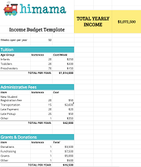 how to manage your child care center budget with free template