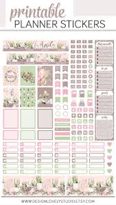 April Mini Happy Planner Stickers April Monthly Kit Mini Happy Planner Printable Stickers April Monthly View Floral Easter Kit Mm131 Happy Planner Stickers Happy Planner Printable Stickers Free Planner Stickers