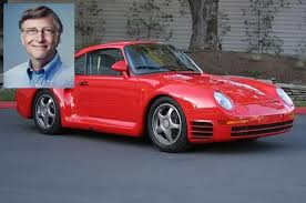 Bill gates and a 1988 porsche 911. Interesting Facts About Bill Gates Cars Scoopify