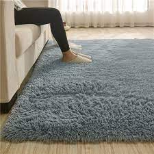 Big fluffy rug for bedroom. 4 Sizes Soft Comfy Area Rugs For Bedroom Living Room Fluffy Shag Fur Carpet For Kids Nursery Plush Shaggy Rug Fuzzy Decorative Floor Rugs Contemporary Luxury Rug Walmart Com Walmart Com