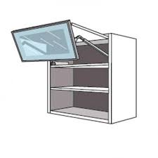 Meuble De Cuisine Haut 2 Portes Pliantes 1 Pleine 1 Vitree Alu Twist Inside Placard Haut Cuisine Filing Cabinet Storage Furniture