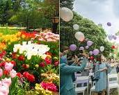 久屋大通庭園フラリエの季節の花々の画像