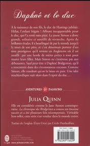 La chronique des bridgerton : La Chronique Des Bridgerton T 1 Daphne Et Le Duc Julia Quinn J Ai Lu Poche Le Hall Du Livre Nancy