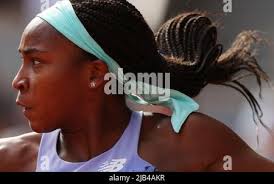 Paris, France. 2nd June 2022. Joyce Jonathan, Martial Paoli in the stands  during French Open Roland Garros 2022