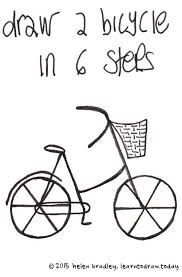 Draw A Bicycle In 6 Simple Steps Bicycle Sketch Simple Doodles Bike Drawing