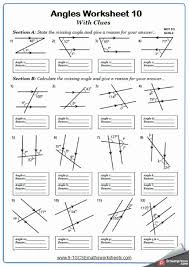 Lines And Angles Worksheet Fresh Angles On Parallel Lines Worksheets Cazoomy Geometry Worksheets Angles Worksheet Year 7 Maths Worksheets