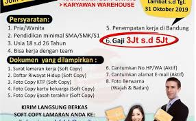 Untuk umr kota bandung 2021 ini, pemerintah sudah menaikan sebesar 3,27 persen dari pendapatan sebelumnya, yakni sebesar rp 3.339.580. Lowongan Kerja Pt Bumi Persada Falah Bandung Januari 2020 Dokter Andalan