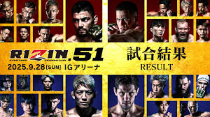 RIZIN.51 試合結果一覧 - RIZIN FIGHTING FEDERATION ...