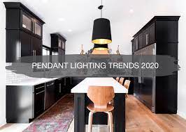 If your kitchen has light walls and cabinetry, consider going with a dark floor stain or tile. Pendant Lighting Trends 2020