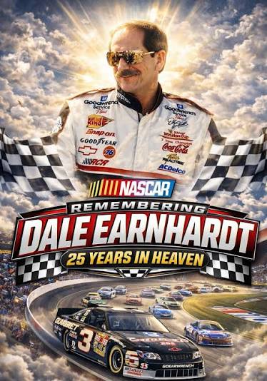 On this day in 2001, NASCAR lost a true legend. 🏁 25 years later, we still remember The Intimidator — Dale Earnhardt. 🖤 #3 Forever