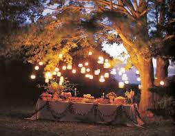 Check these great outdoor dining tips out by some of my favorite creative bloggers/. Wedding Night Garden Party Decorations Addicfashion