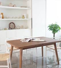 Clean lines meet luxe finishes with this handsome dining table in rose gold. The Best Solid Woods For Your Dining Table Castlery Australia