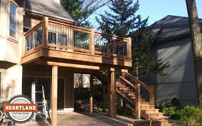 It comes in handy for movement for both long and short distances. 1 Deck Builders In Kansas City Cedar Composite Heartland Decks