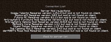netty epoll server io #4/info fml: Mod Rejection Mods Modpacks Aternos Community