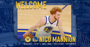 The last match of the team golden state warriors in which nico mannionwas playing was 15th may 2021. Santa Cruz Warriors On Twitter Welcome Niccolomannion Seadubs The Warriors Have Signed Nico Mannion To A Two Way Contract