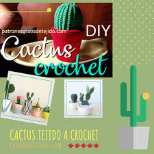 Here's a fun crochet project to fill an afternoon with. Como Tejer Un Cactus Amigurumi