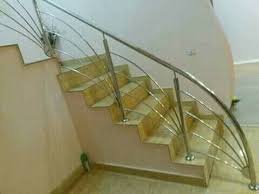 Pin By Your Rescuer On Corrimao Inox Steel Railing Design Balcony Railing Design Staircase Handrail