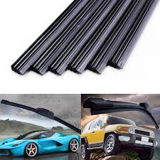 Nowadays in automotive manufacturing metal items of different construction materials are used. Home Garden Window Treatments Hardware Universal Car Bus Rubber Bracketless Frameless Windshield Wiper Blade Refill