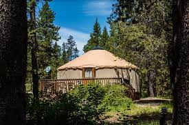 Pin By Petite Retreats On Yurts Camping Resort Sunriver Outdoor Pool