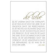 Erich fried hat zu diesem ‚realitätsprinzip' ein eigenes gedicht geschrieben: Wunderwort Klappkarte Die Liebe Erich Fried