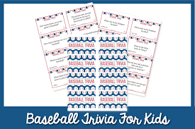 These were a hit at the campground! 50 All Star Baseball Trivia Questions Confessions Of Parenting