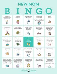 New Mom Bingo Can You Fill A Card New Moms Mommy Life Breastfeeding