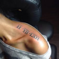 Choose language | alege limba: 36 Exquisite Roman Numeral Tattoo Designs Tattooblend