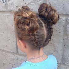 Wrap the entire twisted hair into a bun and secure it with a pin. 40 Cool Hairstyles For Little Girls On Any Occasion