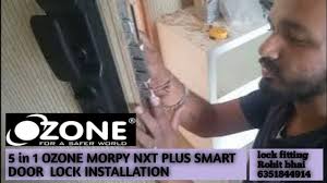 5 in 1 OZONE MORPY NXT PLUS SMART DOOR LOCK INSTALLATION #ozone #lock