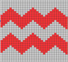 Knitting stitch for a kite lace stitch. How To Knit Zig Zags Lovecrafts Zig Zag Crochet Tapestry Crochet Patterns Tapestry Crochet